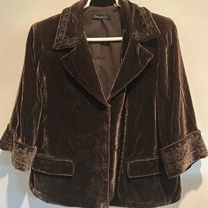 Tahari Velvet Jacket